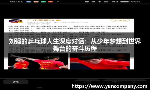 刘强的乒乓球人生深度对话：从少年梦想到世界舞台的奋斗历程