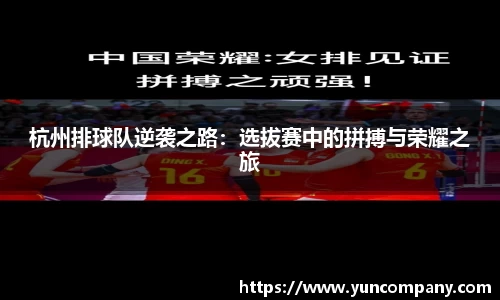 杭州排球队逆袭之路：选拔赛中的拼搏与荣耀之旅