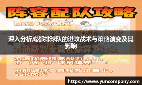 深入分析成都排球队的进攻战术与策略演变及其影响